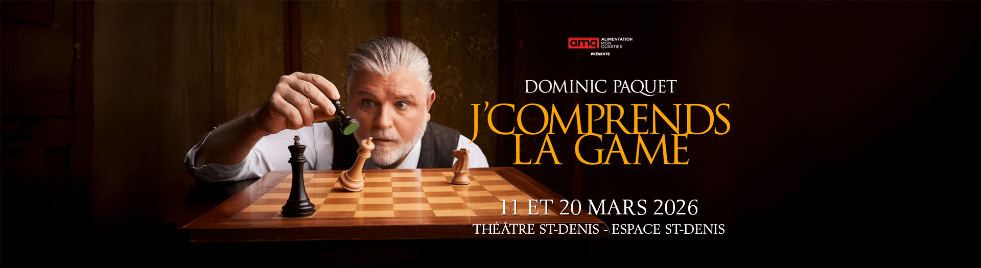 DOMINIC PAQUET - J'COMPRENDS LA GAME
