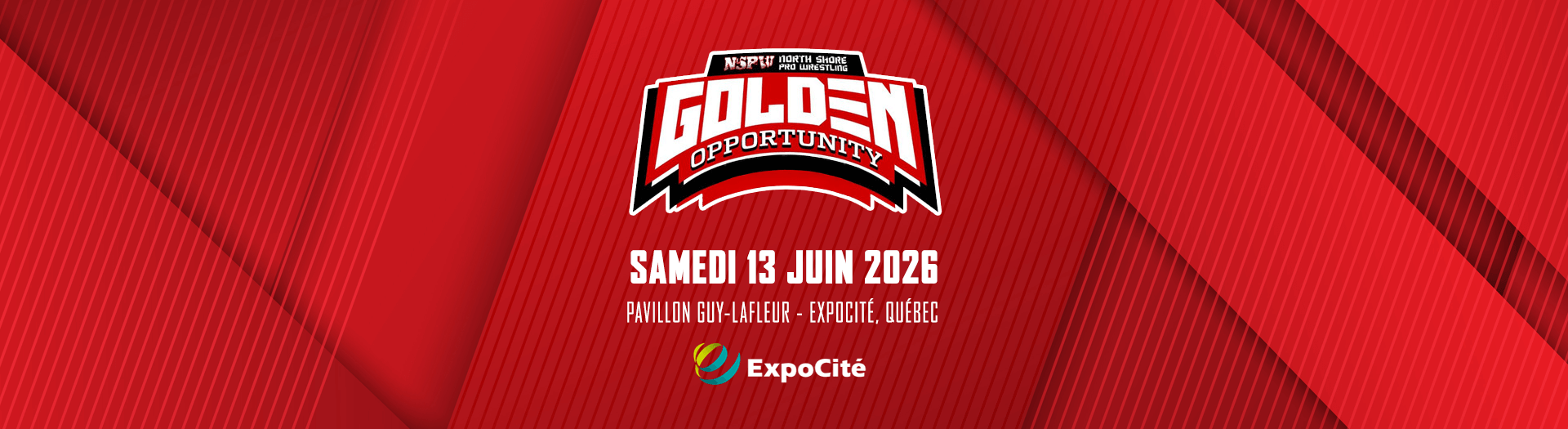 Lutte NSPW présente GOLDEN OPPORTUNITY XVI