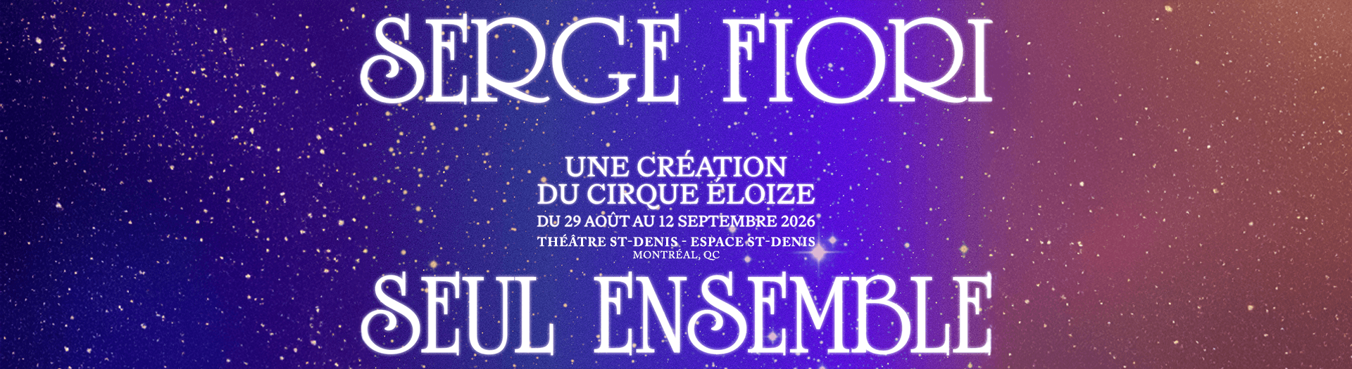 Serge Fiori - Seul ensemble