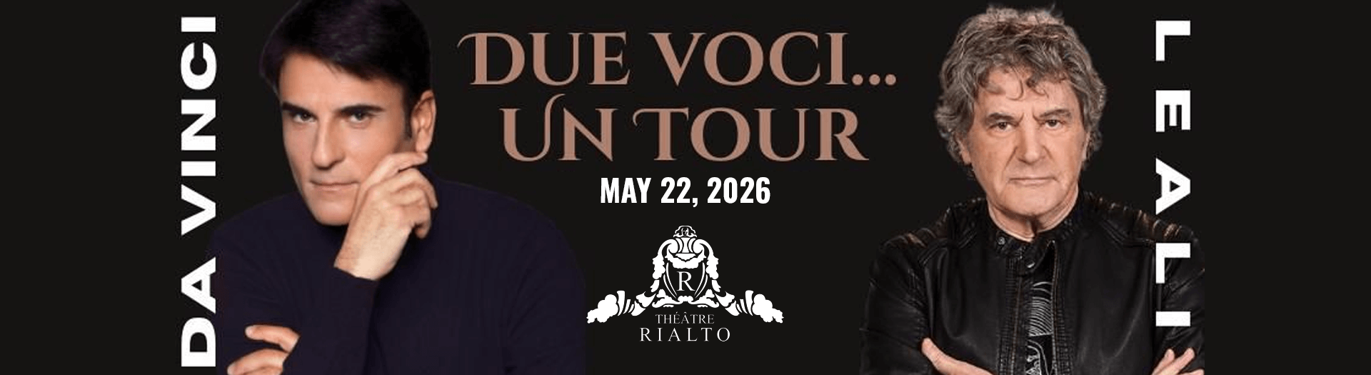 Da Vinci / Leale: Due Voci Un Tour