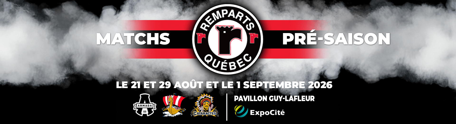 Matchs pré-saison - Remparts de Québec