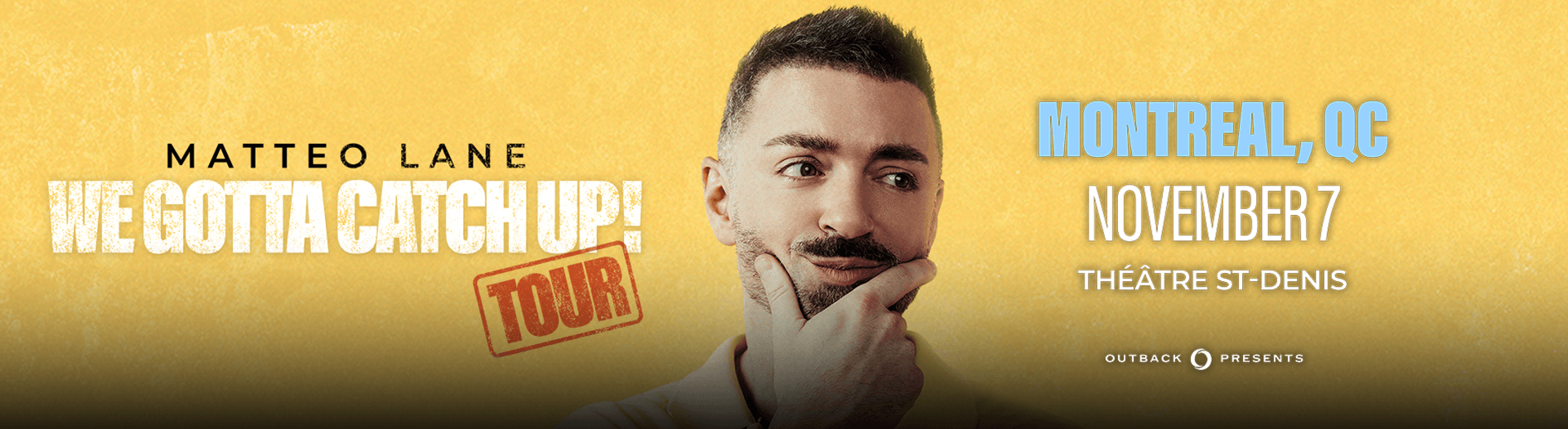 Matteo Lane: We Gotta Catch Up!