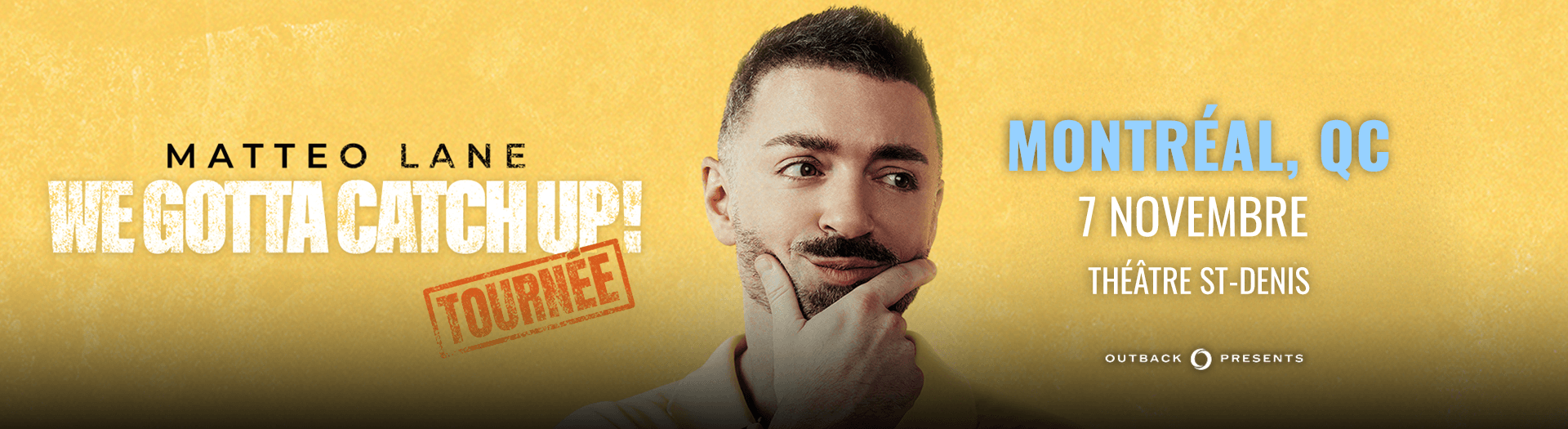 Matteo Lane: We Gotta Catch Up!