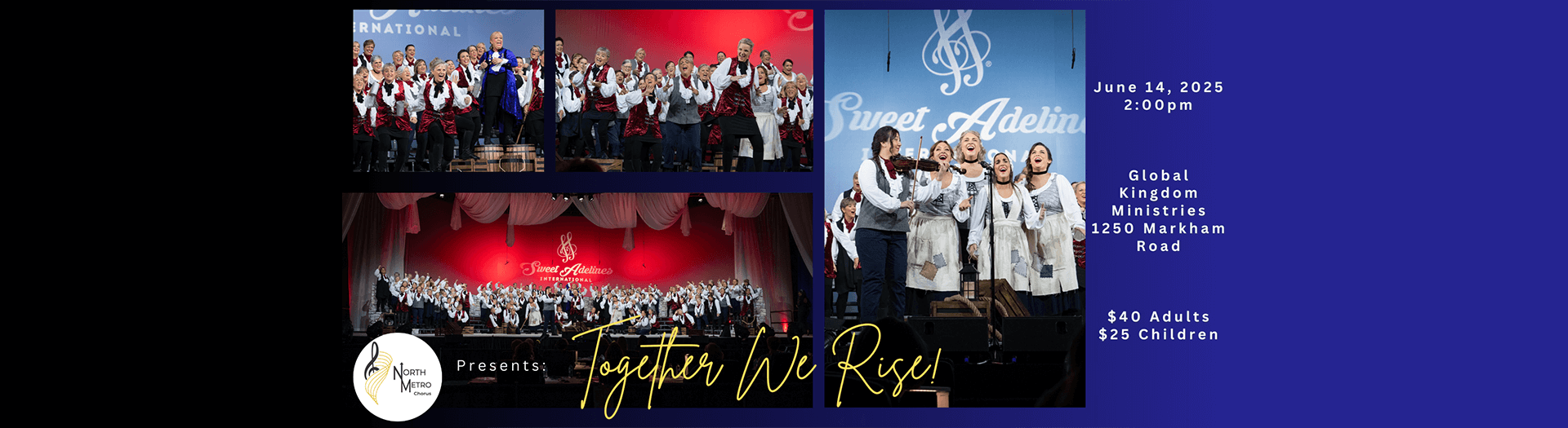 North Metro Chorus presents: Together We Rise