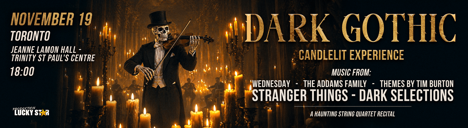 DARK GOTHIC Candlelit Experience
